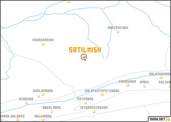 map of Sātīl Mīsh