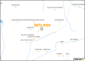 map of Sātil Mish