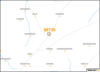 map of Satiri