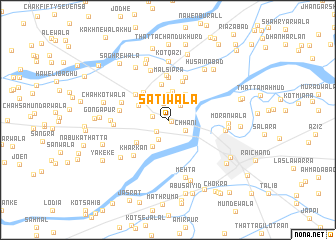 map of Satīwāla