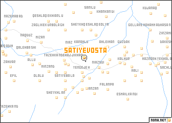 map of Sāţī-ye Vostá