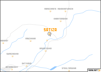 map of Satiza