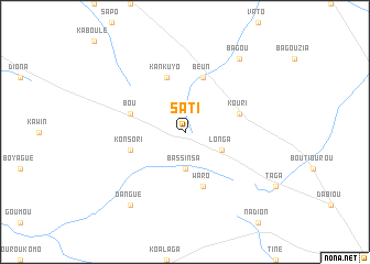 map of Sati