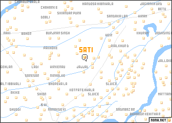 map of Sati