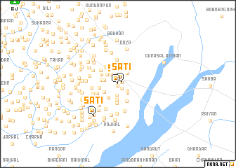 map of Sati