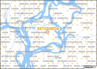 map of Sātkāhānia