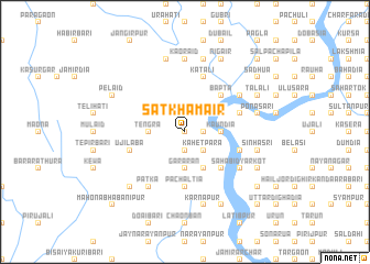 map of Sātkhāmāir