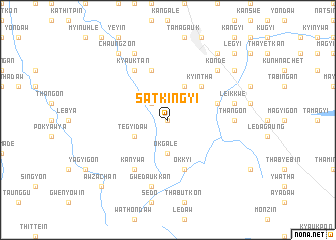 map of Satkingyi