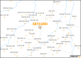 map of Satkūnai