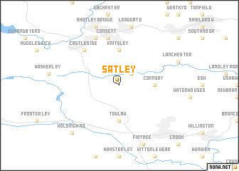 map of Satley