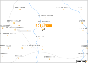 map of Satlygan