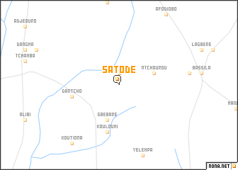 map of Satodé