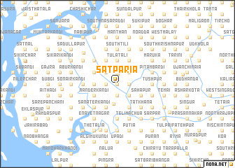 map of Sātpāria