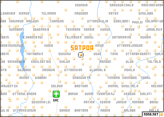 map of Sātpoa