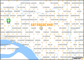 map of Satragāchha