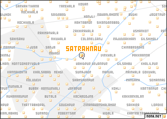 map of Satrahnau