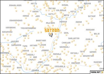 map of Satrān