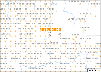 map of Sātrāpāra