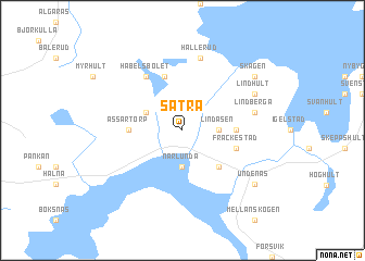 map of Sätra