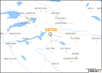 map of Sätra