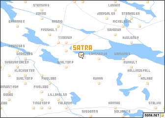 map of Sätra