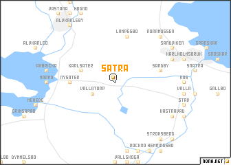 map of Sätra