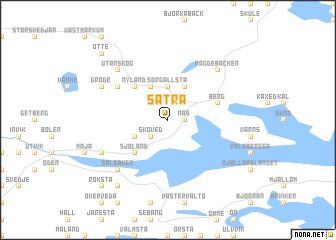 map of Sätra