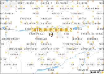 map of Satrupkirchenholz