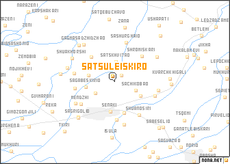 map of Satsuleiskiro
