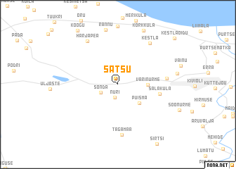 map of Satsu