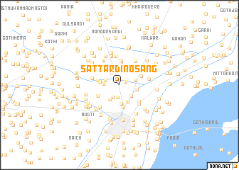 map of Sattār-Dīno-Sāng