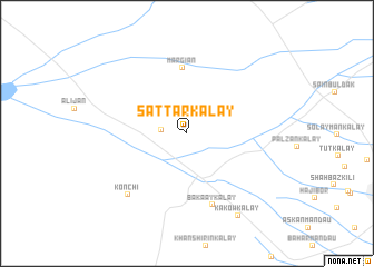 map of Sattār Kalay
