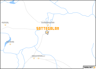 map of Sattegālam