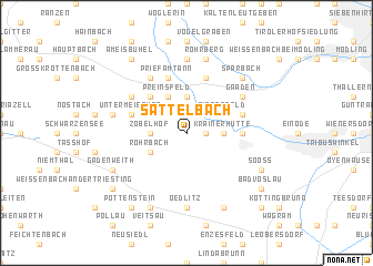 map of Sattelbach