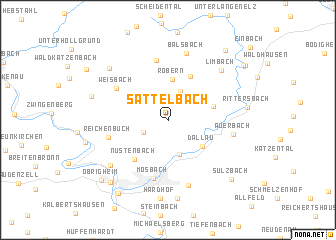 map of Sattelbach