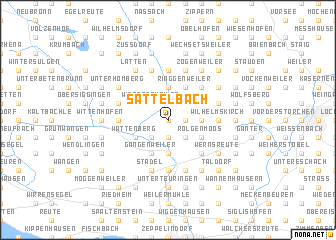 map of Sattelbach