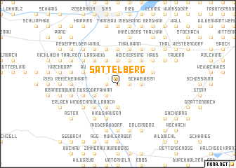 map of Sattelberg