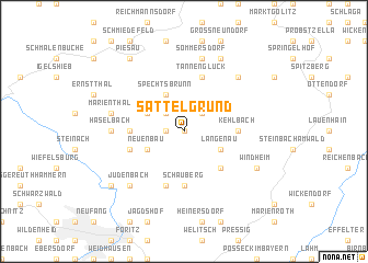 map of Sattelgrund