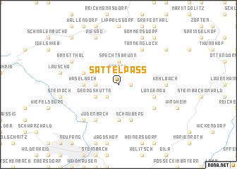 map of Sattelpaß