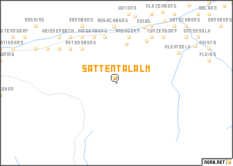 map of Sattental Alm