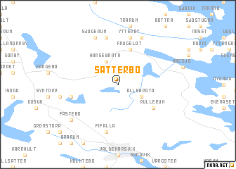 map of Sätterbo