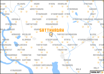 map of Satthwadaw