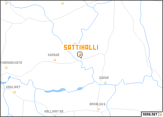 map of Sattihalli