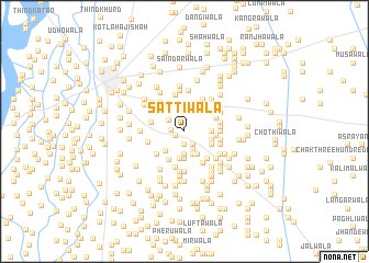 map of Sattiwāla