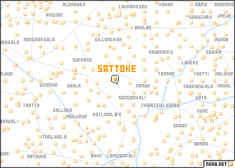 map of Sattoke