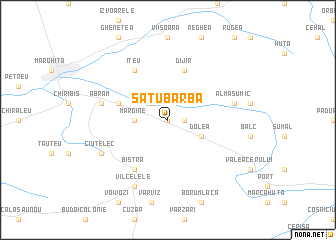 map of Satubarbă