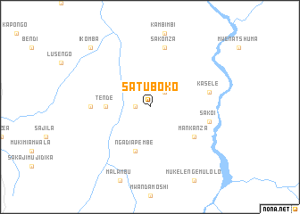 map of Satuboko