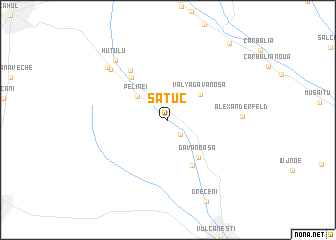 map of Sătuc