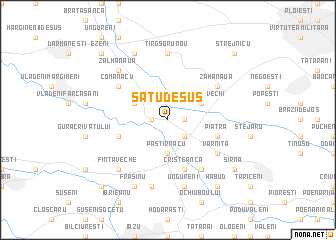 map of Satu de Sus