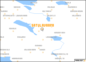 map of Satulavaara